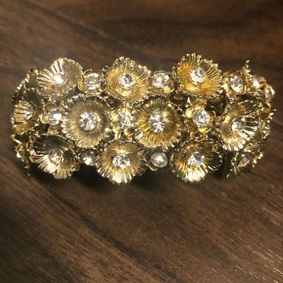 Statement Bracelet by Tasha in Gold Tone - Picture 4 of 4